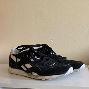 Reebok Classic Black and White Trainers